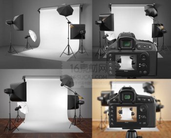 摄影棚精美背景图
