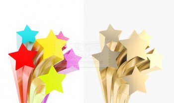 星星烟花装饰背景图片唯美璀璨