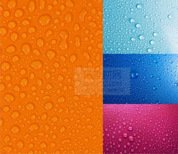 背景图片大彩色剔透水珠