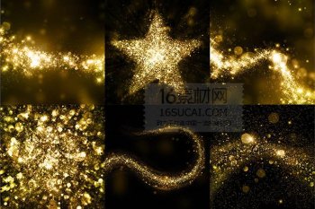 星光金色梦幻精美背景图