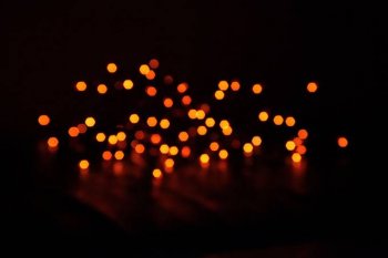 橙色光斑背景图片唯美