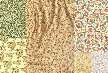 背景图片有淡雅简约花纹