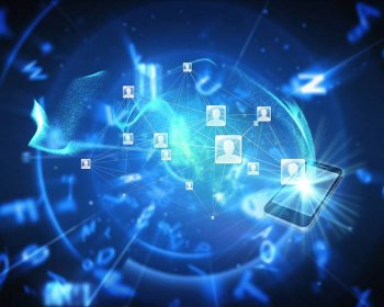 ppt科技网络背景图片素材