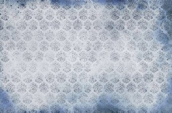 蓝色淡雅复古花纹背景图片