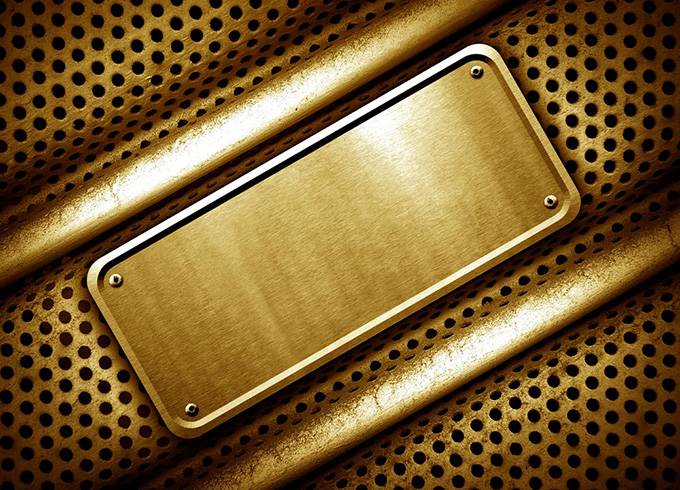 纯金色金属背景图片