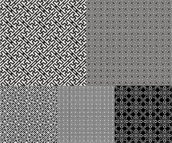 背景图片简约黑白花纹