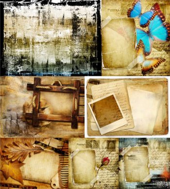 背景复古怀旧PPT图片高清