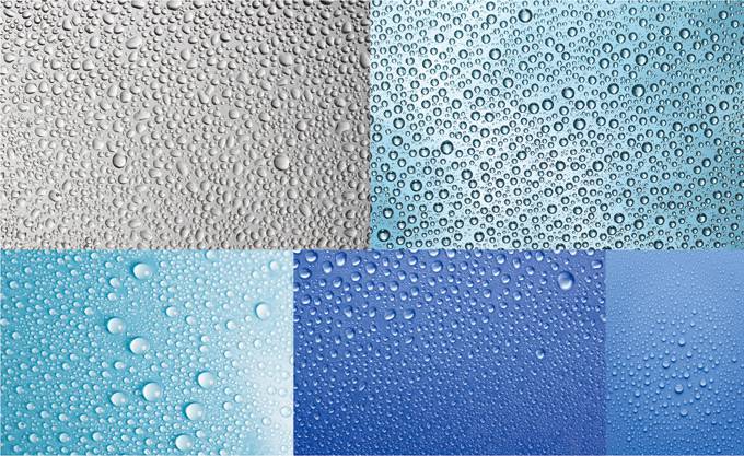 水滴淡雅逼真背景图片