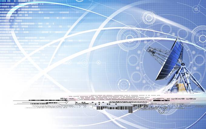 背景淡蓝色科技 图片