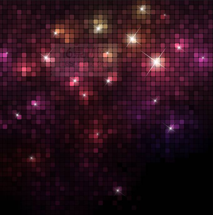 马赛克背景墙璀璨玻璃图案