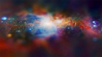 炫彩迷幻空间背景大图