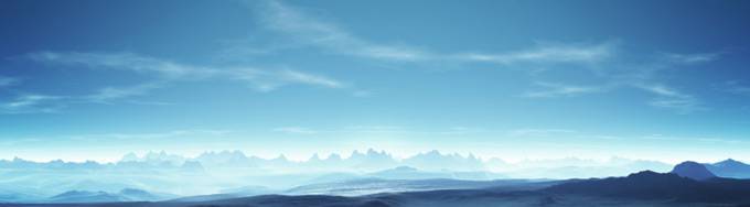 蓝色山峦天空qq背景皮肤大图