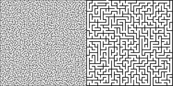 黑白迷宫背景图片