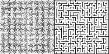 黑白迷宫背景图片