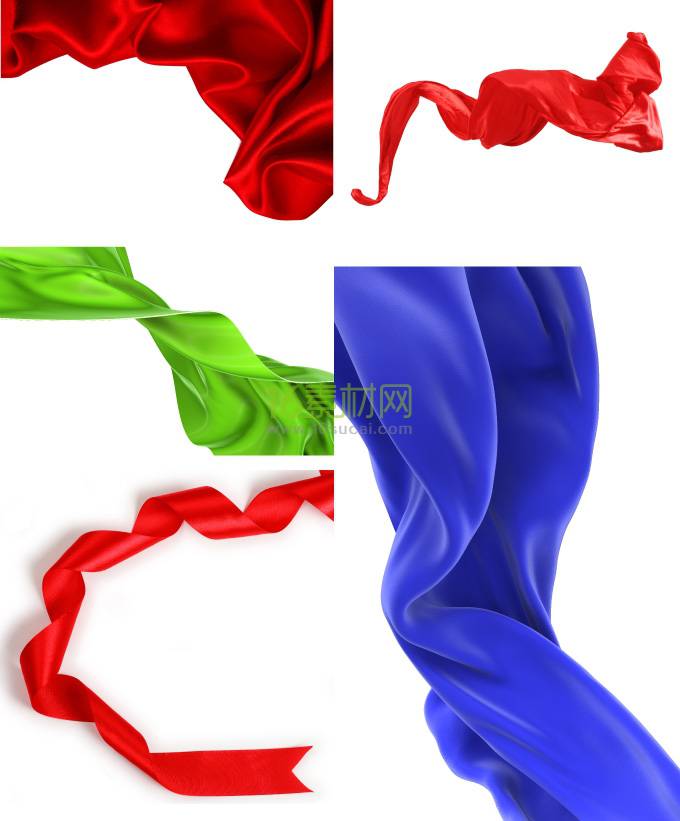 精美丝带中国风ppt背景图片