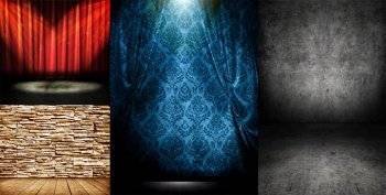 非主流大图片幕布舞台背景