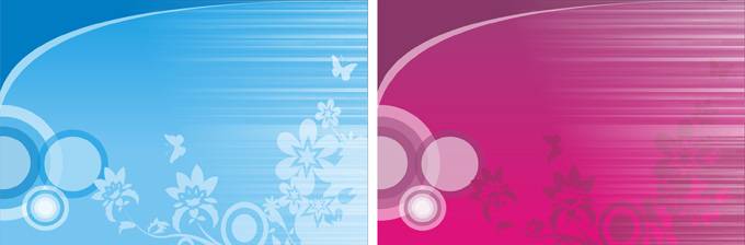 可爱的卡通花纹背景图片