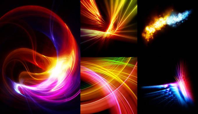 全家福动感炫光背景图