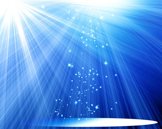 ppt背景图片 淡雅蓝色星光