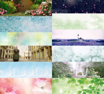 婚礼唯美风格背景图片