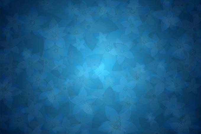 ppt背景图片简约大气 蓝色花朵