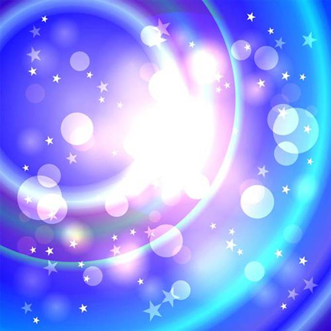 背景图片小清新蓝色光点