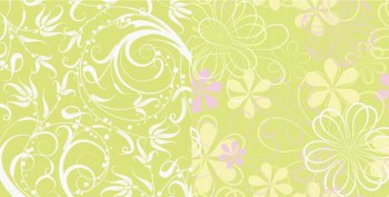 微信淡绿色花纹背景图
