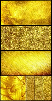 金色璀璨ppt背景图片