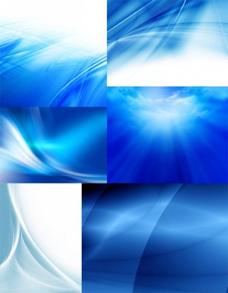多张蓝色背景图片欣赏