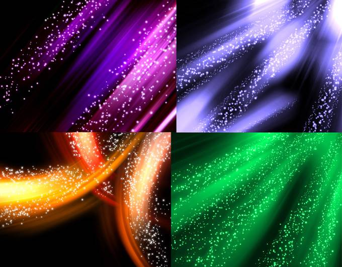 炫酷星光博客背景图片