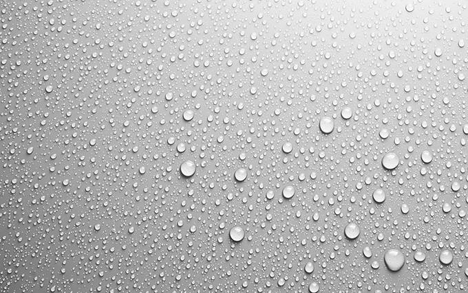 水珠淡雅幻灯片背景图片