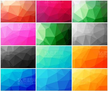 多边形时尚圣诞背景图片