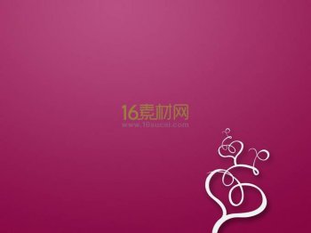 朱红色ppt背景图片 简约