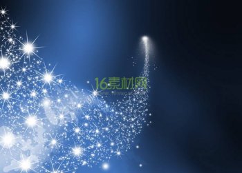 炫彩星光蓝色背景图片