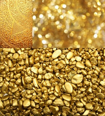 炫酷金色博客背景图片