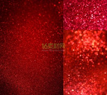 红色璀璨星光桌面背景图片