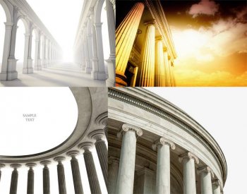 复古建筑风景图片背景