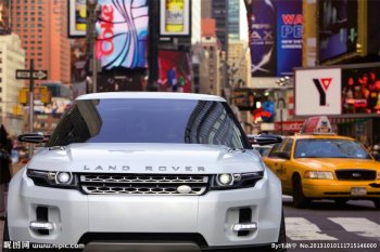 白色路虎LRX概念车高清图片