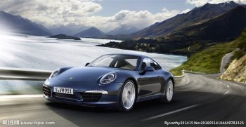 极速狂飚的保时捷跑车图片