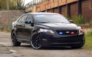 美国福特警车超清摄影图片