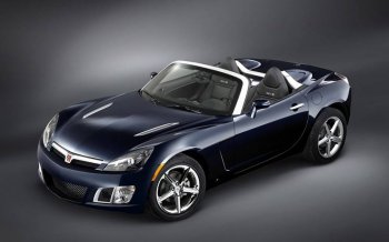 敞篷跑车精美特写图片