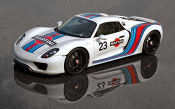 酷炫的高级跑车保时捷918 Spyder高清图片