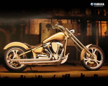 酷炫帅气的Yamaha摩托车高清桌面壁纸