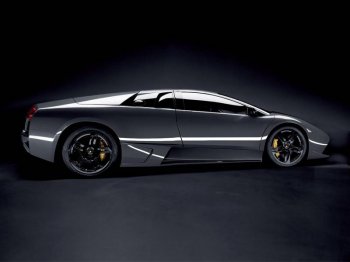 黑色酷炫的兰博基尼蝙蝠汽车高清壁纸