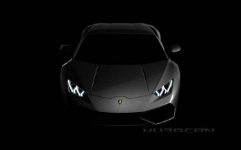 兰博基尼黑色酷炫Huracan LP610-4新款壁纸