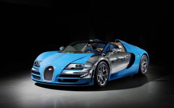 限量版蓝色布加迪威龙精选跑车欣赏