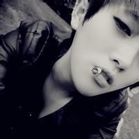 帅气男生黑白个性qq头像图片