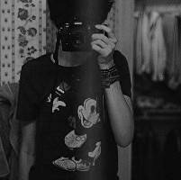 时尚经典的黑白人物头像图片