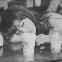 时尚经典的黑白人物头像图片