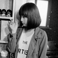 时尚经典的黑白人物头像图片